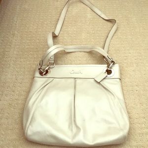 Coach cream crossbody